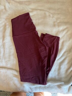 Lululemon Align high rise Crop 23" - maroon size 4